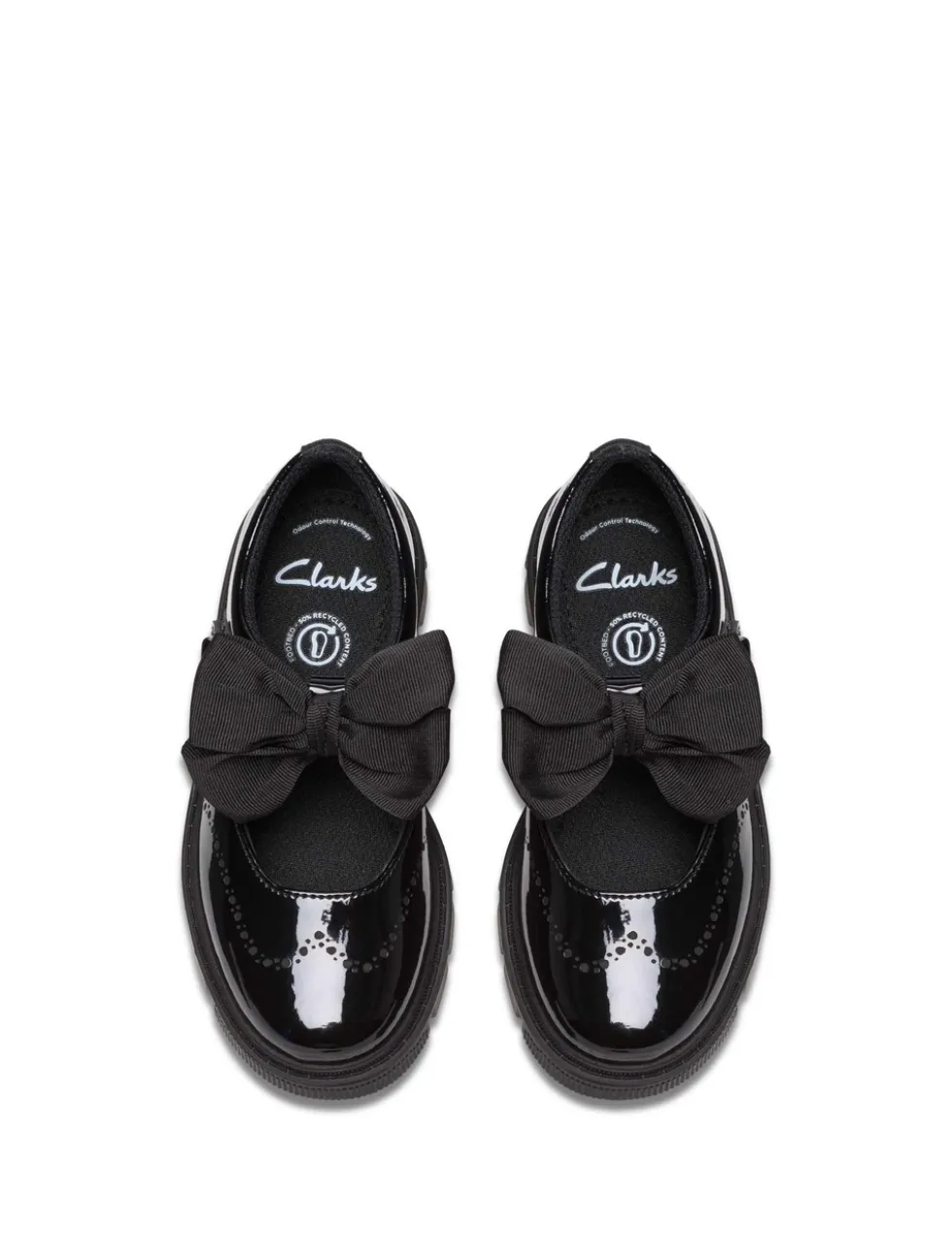 Kids' Patent Leather School Shoes (10½ Small - 2 Large)