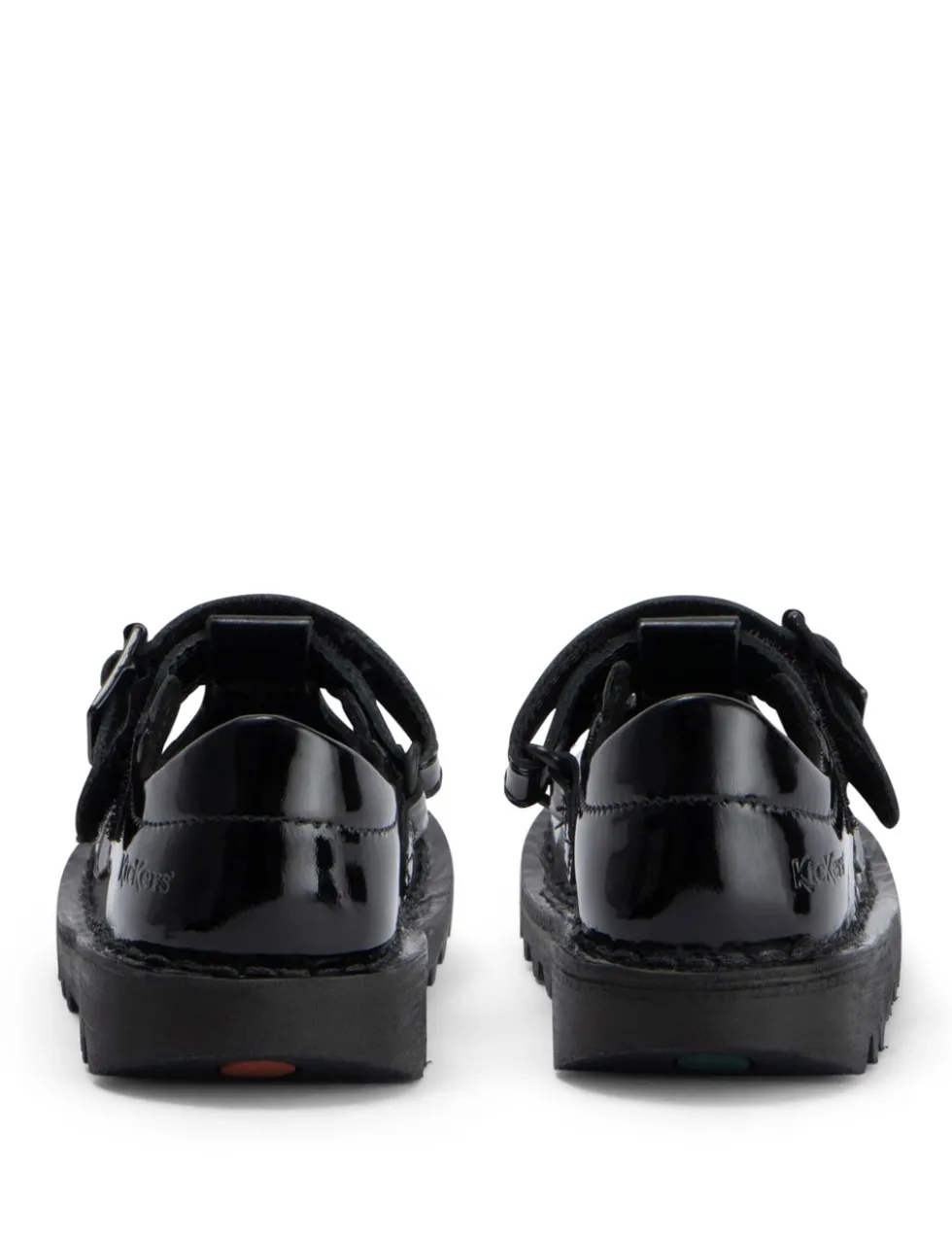 Kids' Patent Riptape T-Bar School Shoes (7 Small - 12 Small)