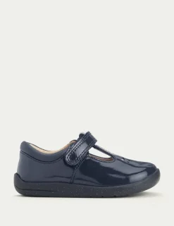 Kids' Patent Riptape T-Bar Shoes (4 Small - 8 Small)