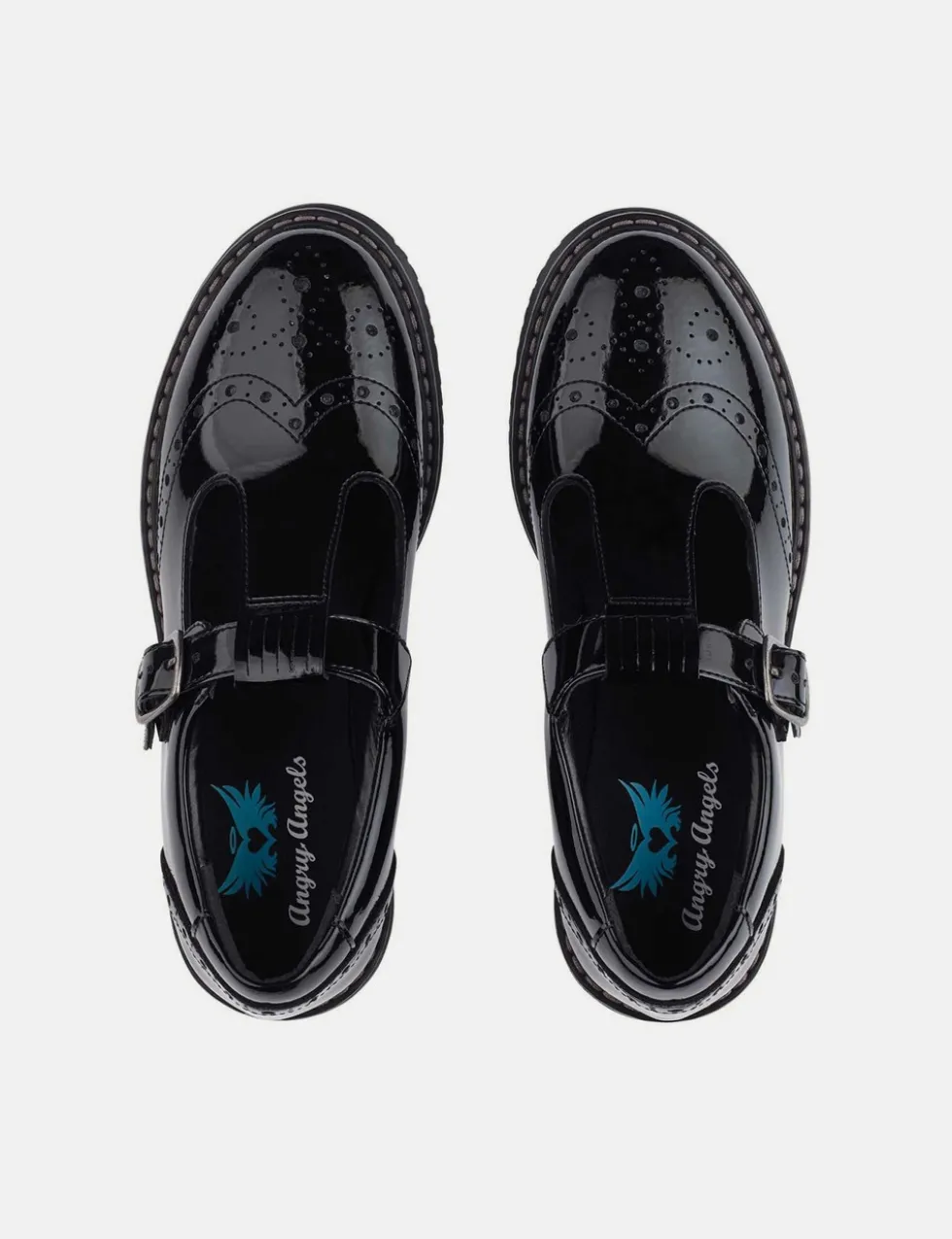 Kids' Patent Schoolwear Shoes (12½ Small - 7 large)