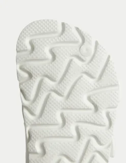 Kids' Plain Buckle Footbed Sandals (4 Small - 2 Large)
