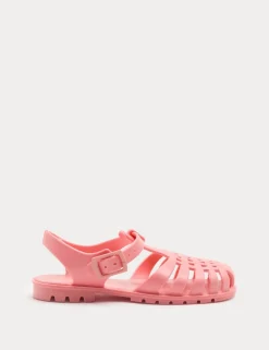 Kids' Plain Matte Jelly Sandals (4 Small - 2 Large)