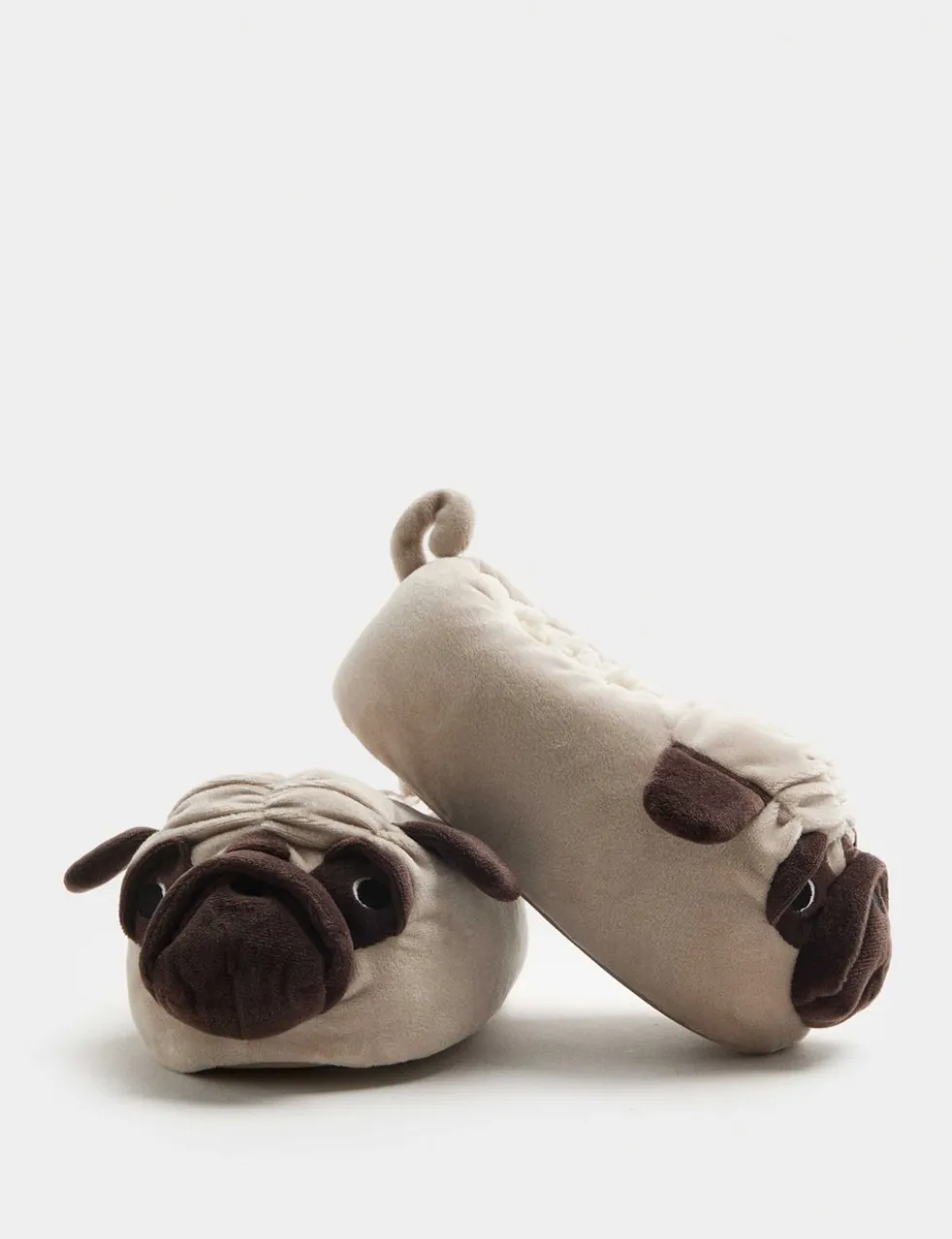 Kids' Pug Slippers (9 Small - 7 Large)