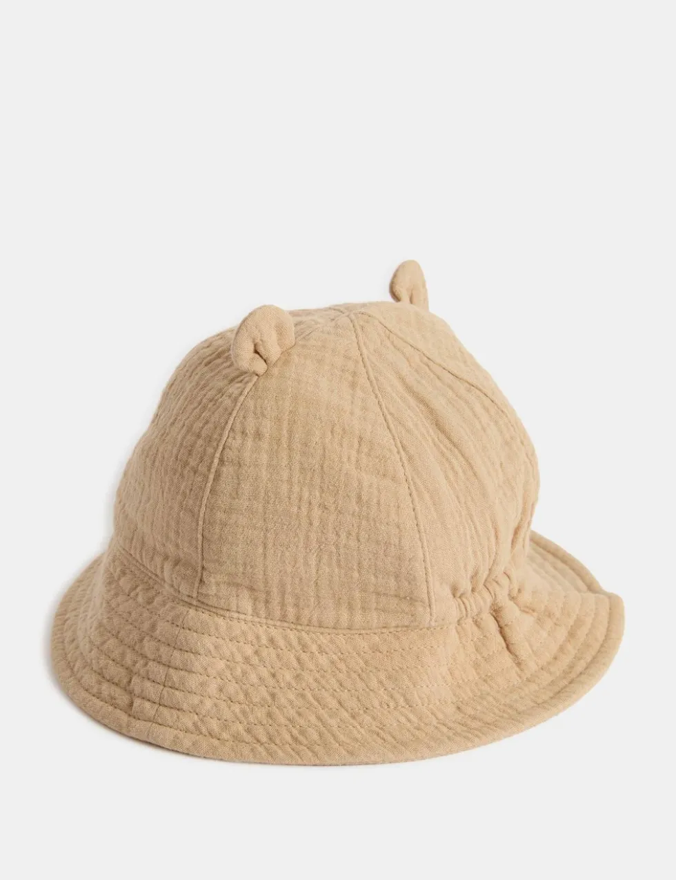 Kids' Pure Cotton Bear Sun Hat (0-3 Yrs)