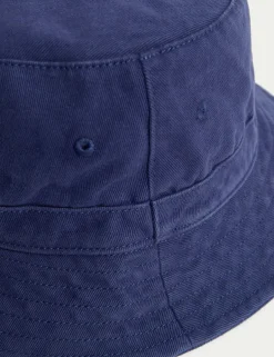 Kids’ Pure Cotton Bucket Sun Hat (1-13 Yrs)