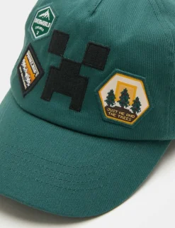 Kids Pure Cotton Minecraftâ„¢ Cap (3-13 Yrs)