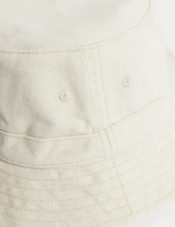 Kids' Pure Cotton Plain Sun Hat (1-13 Yrs)