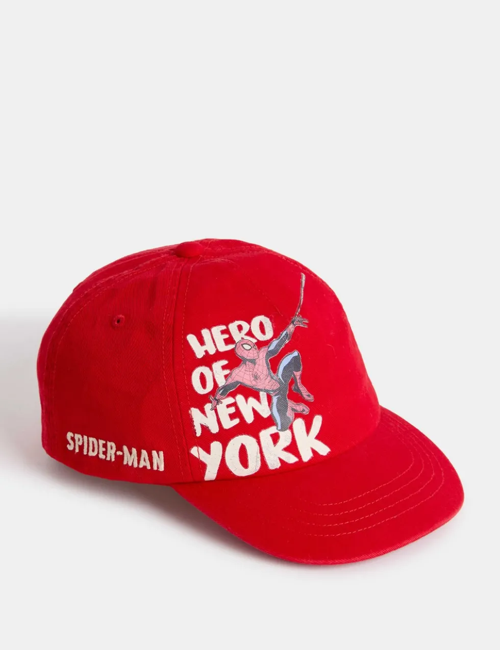 Kids' Pure Cotton Spider-Man Baseball Cap (1-13 Yrs)