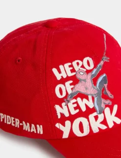 Kids' Pure Cotton Spider-Man Baseball Cap (1-13 Yrs)