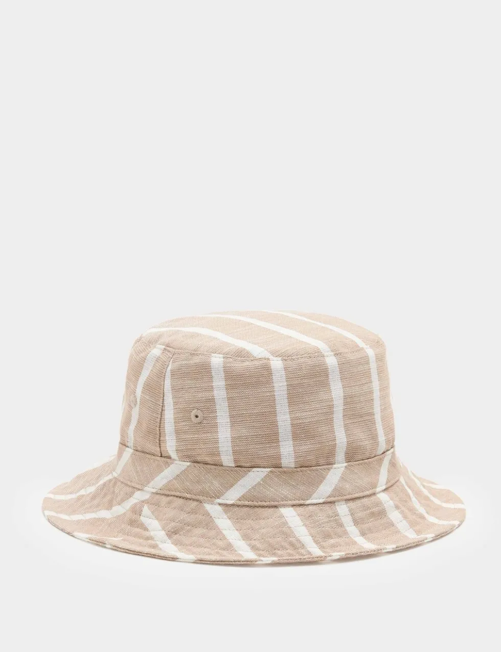Kids' Pure Cotton Striped Bucket Hat (1-13 Yrs)