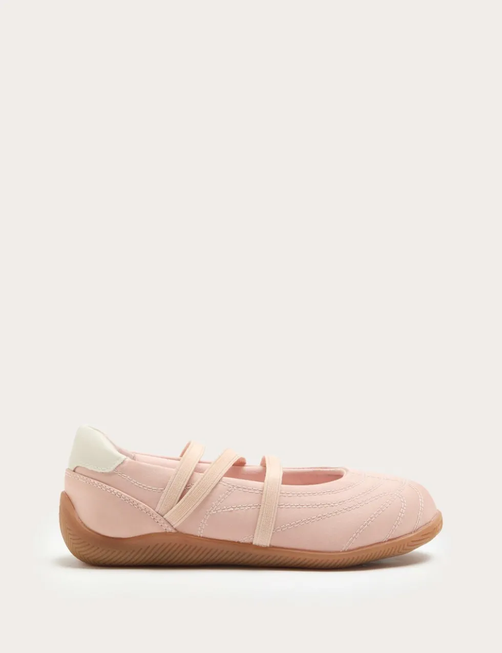 Kids' Satin Ballet Trainers (4 Small - 2 Large)