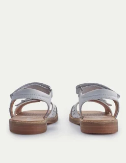 Kids' Schoolwear Leather Riptape Sandals (7 Small - 1½ Large)