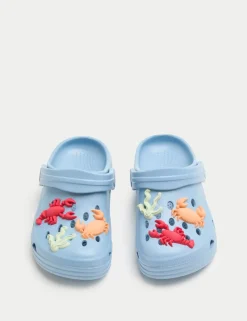 Kids' Sea Patterned Clogs (4 Small-2 Large)