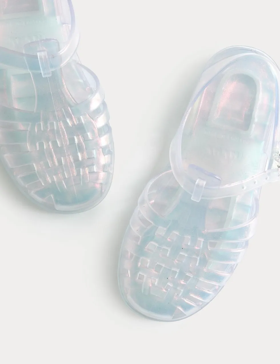 Kids' Shiny Fisherman Jelly Shoes (4 Small - 2 Large)
