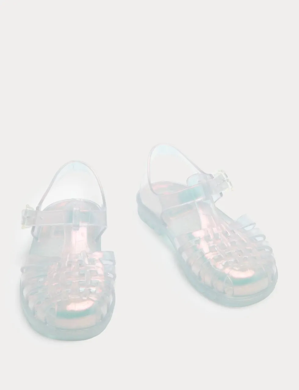 Kids' Shiny Fisherman Jelly Shoes (4 Small - 2 Large)