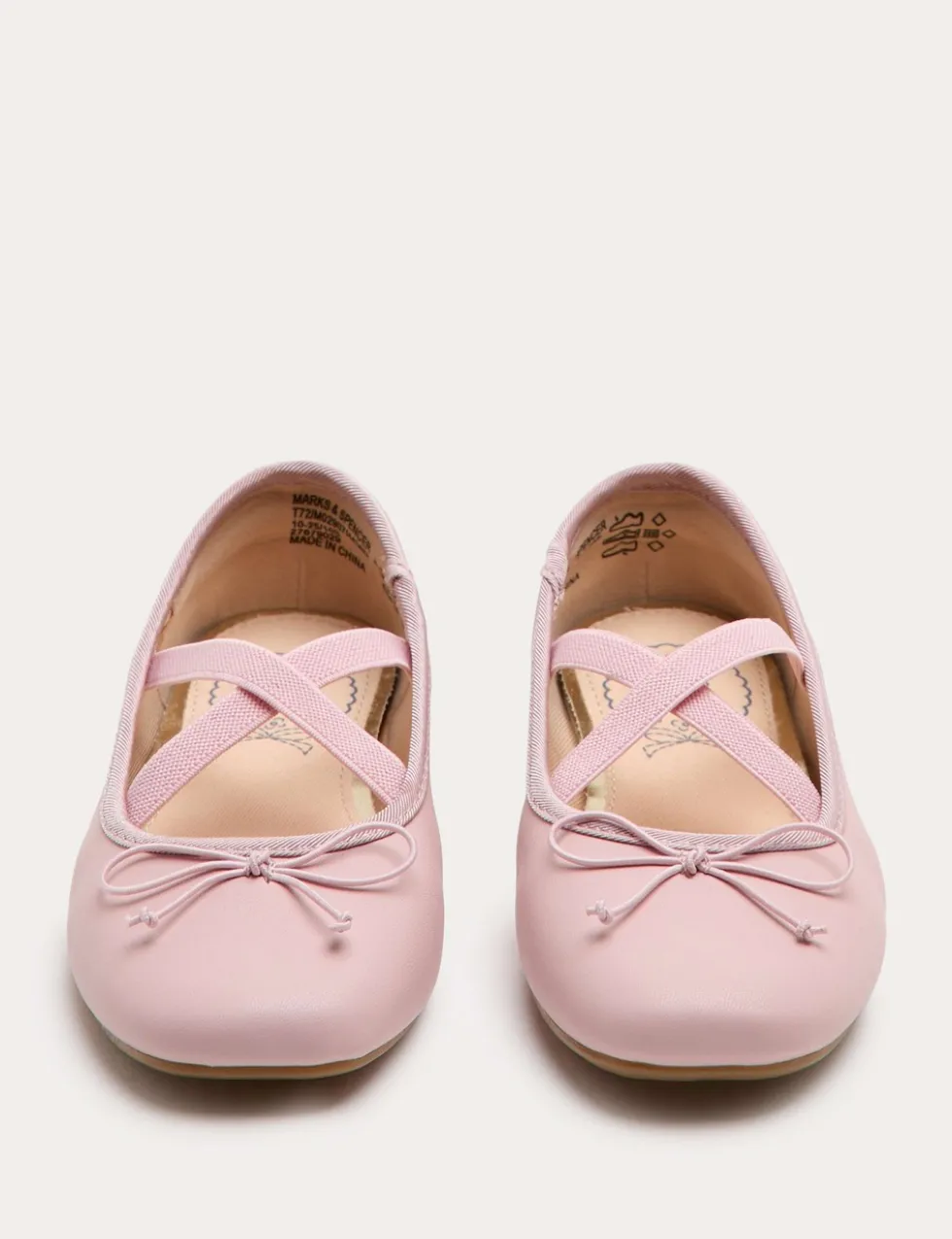 Kids' Square Toe Ballet Shoes (4 Small - 6 Large)
