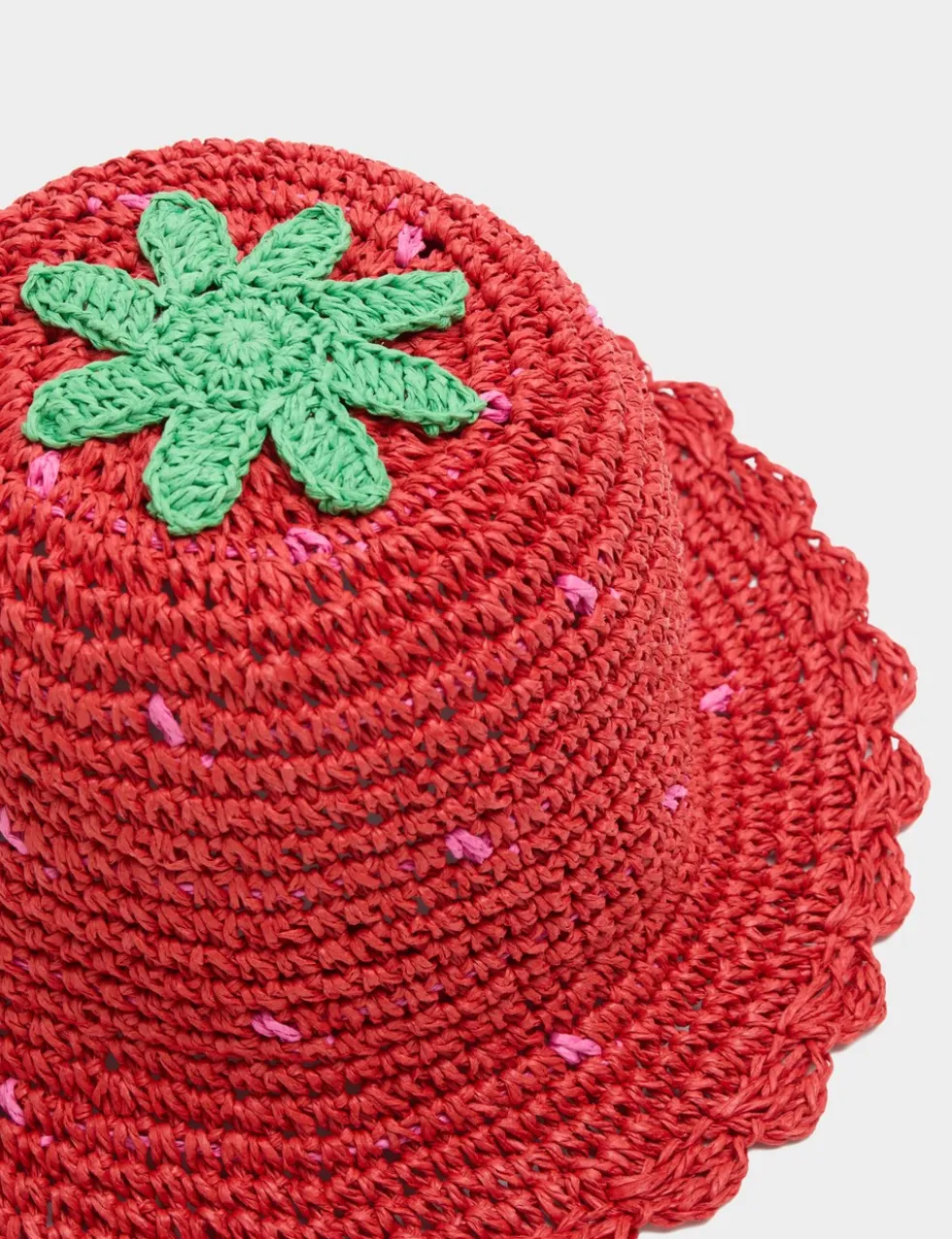 Kids' Strawberry Straw Hat (18 Mths-13 Yrs)
