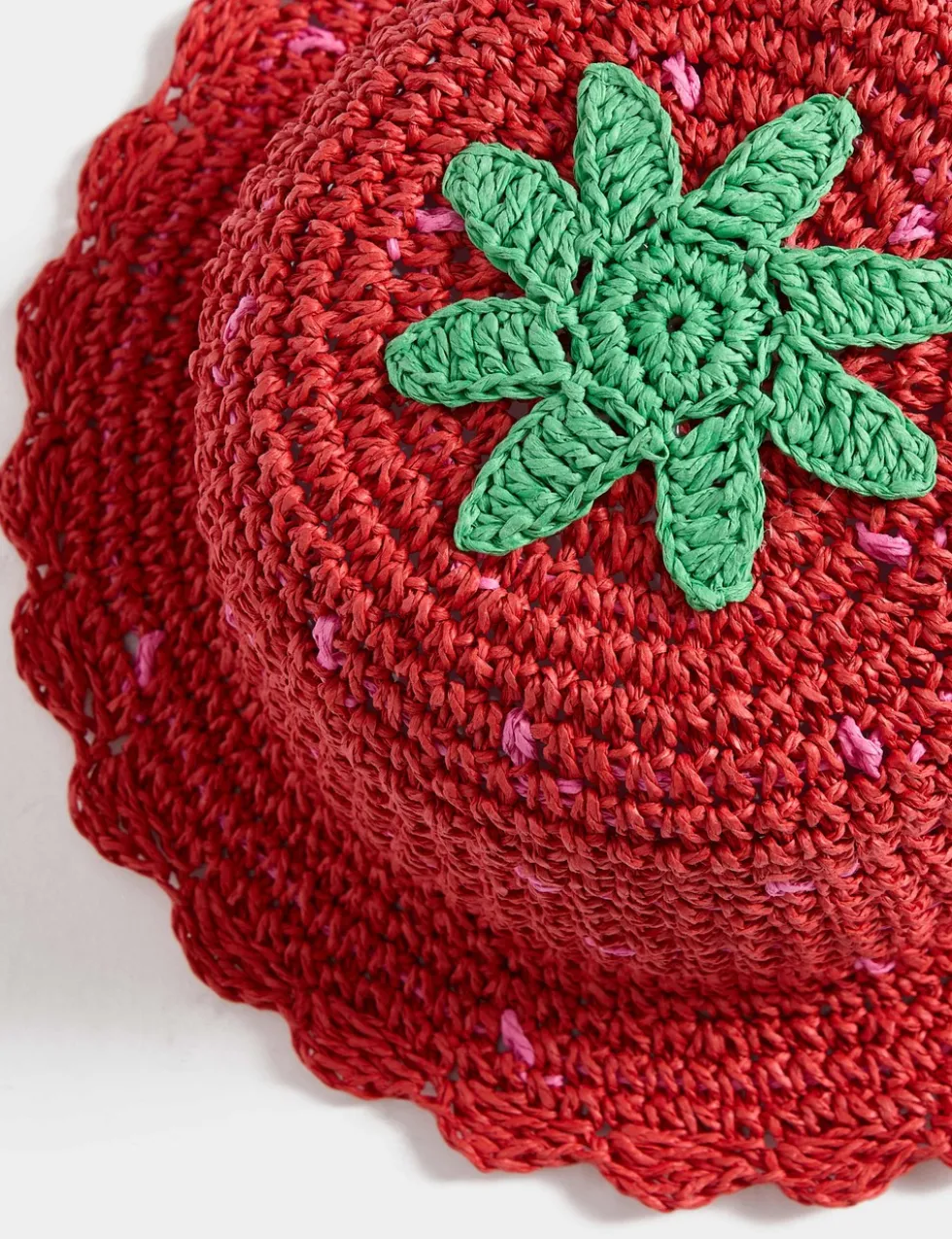 Kids' Strawberry Straw Hat (1-13 Yrs)