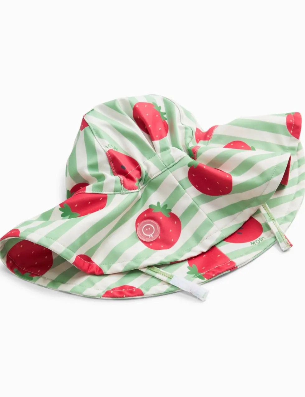 Kids' Striped Strawberry Swim Hat (0-4 Yrs)