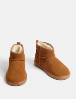 Kids' Suede Ankle Boots (4 Small - 6 Large)