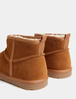 Kids' Suede Ankle Boots (4 Small - 6 Large)