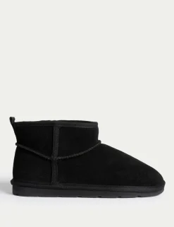 Kids' Suede Ankle Boots (4 Small - 6 Large)