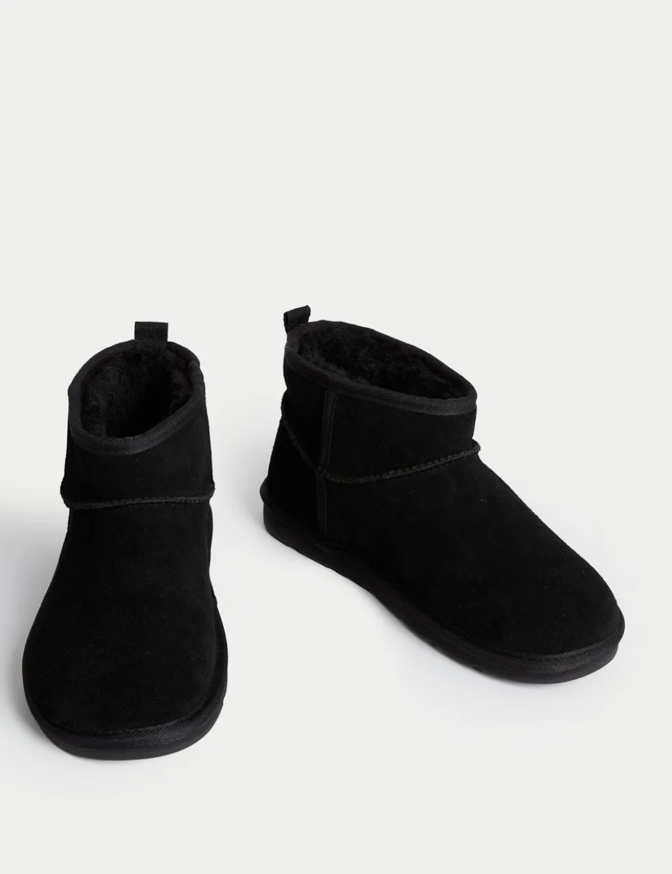 Kids' Suede Ankle Boots (4 Small - 6 Large)