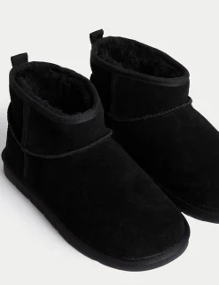 Kids' Suede Ankle Boots (4 Small - 6 Large)