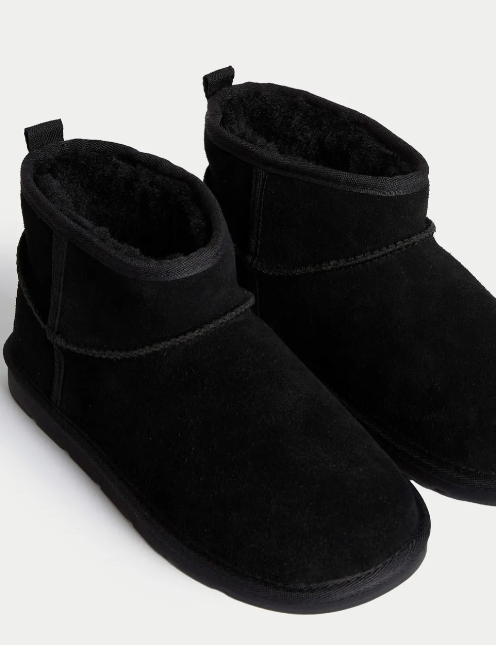 Kids' Suede Ankle Boots (4 Small - 6 Large)