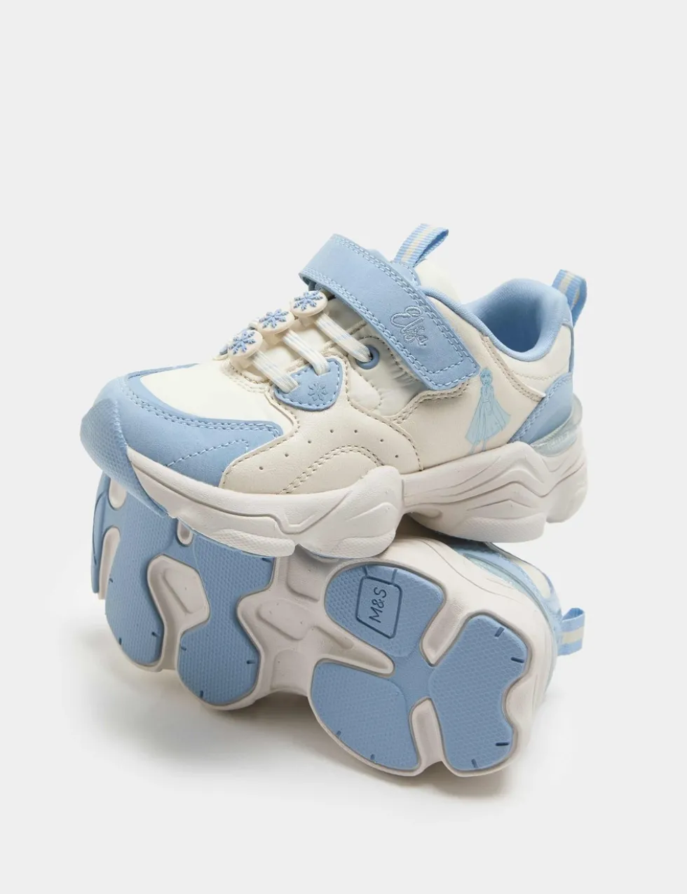 Kids' Suede Disney Frozen™ Riptape Trainers (4 Small - 13 Small)