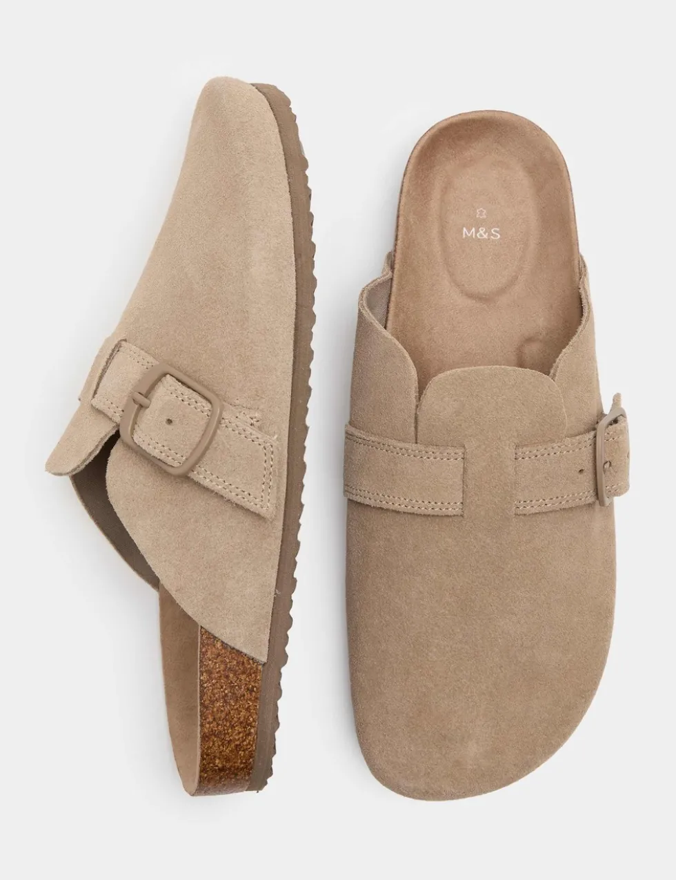 Kids' Suede Footbed Clogs (3 Large - 6 Large)