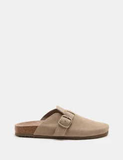 Kids' Suede Footbed Clogs (3 Large - 6 Large)