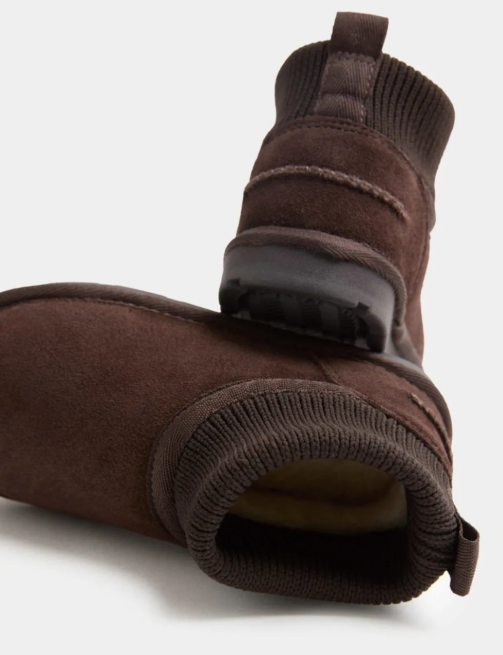Kids' Suede Pull-On Ankle Boots (4 Small - 6 Large)