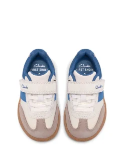 Kids' Suede Riptape Trainers (4 Small-6 Small)