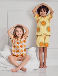 Kids Two Pack Sunshine Print Short Pyjama Set