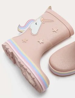 Kids' Unicorn Wellies (4 Small - 2 Large)