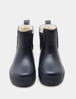 Kids' Warm Lined Chelsea Wellies (3 Small - 2 Large)
