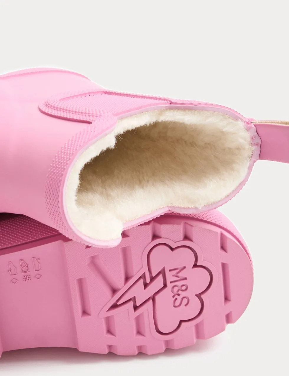 Kids' Warm Lined Chelsea Wellies (3 Small - 2 Large)