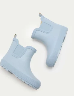Kids' Warm Lined Chelsea Wellies (3 Small - 2 Large)