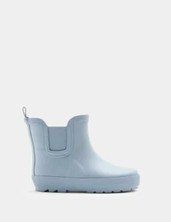 Kids' Warm Lined Chelsea Wellies (3 Small - 2 Large)