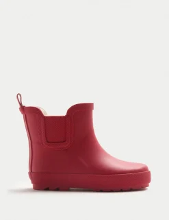Kids' Warm Lined Chelsea Wellies (3 Small - 2 Large)
