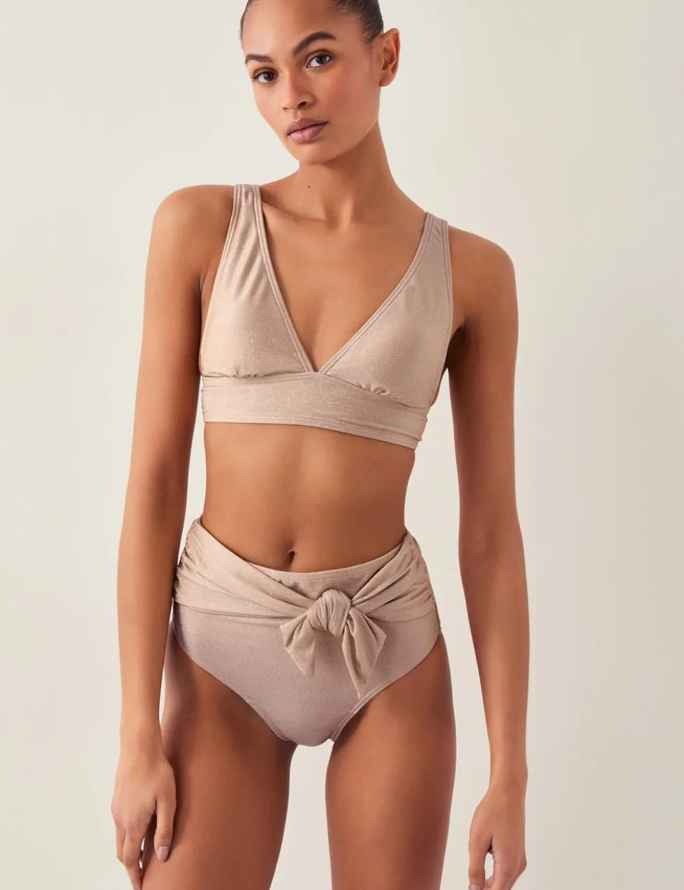 Kiki High Leg Bikini Bottoms