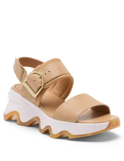 Kineticâ„¢ Impact Leather Wedge Sandals