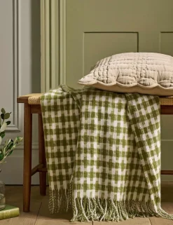 Knapton Gingham Throw