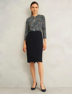 Knee Length Pencil Skirt