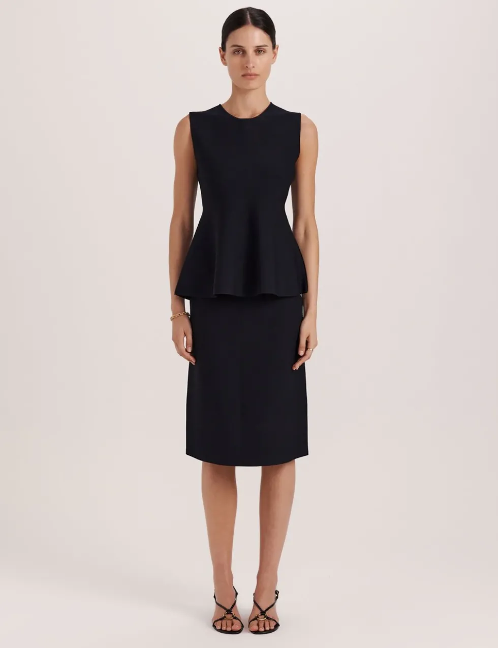 Knitted Knee Length Skirt