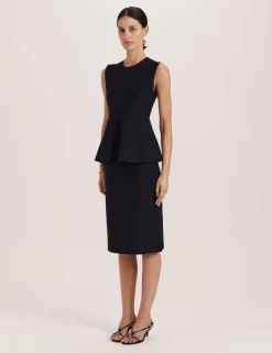 Knitted Knee Length Skirt