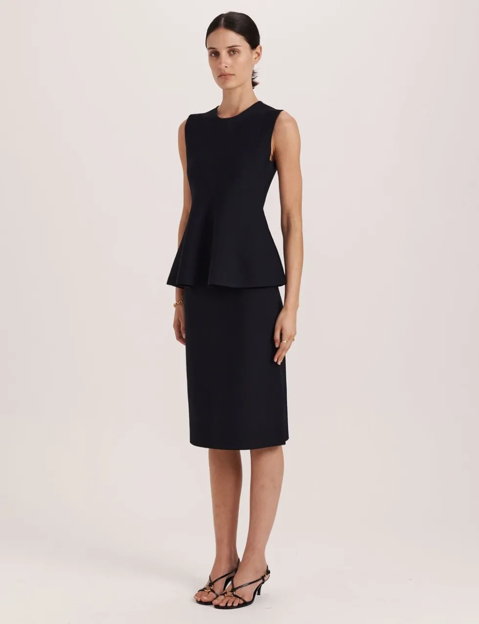 Knitted Knee Length Skirt