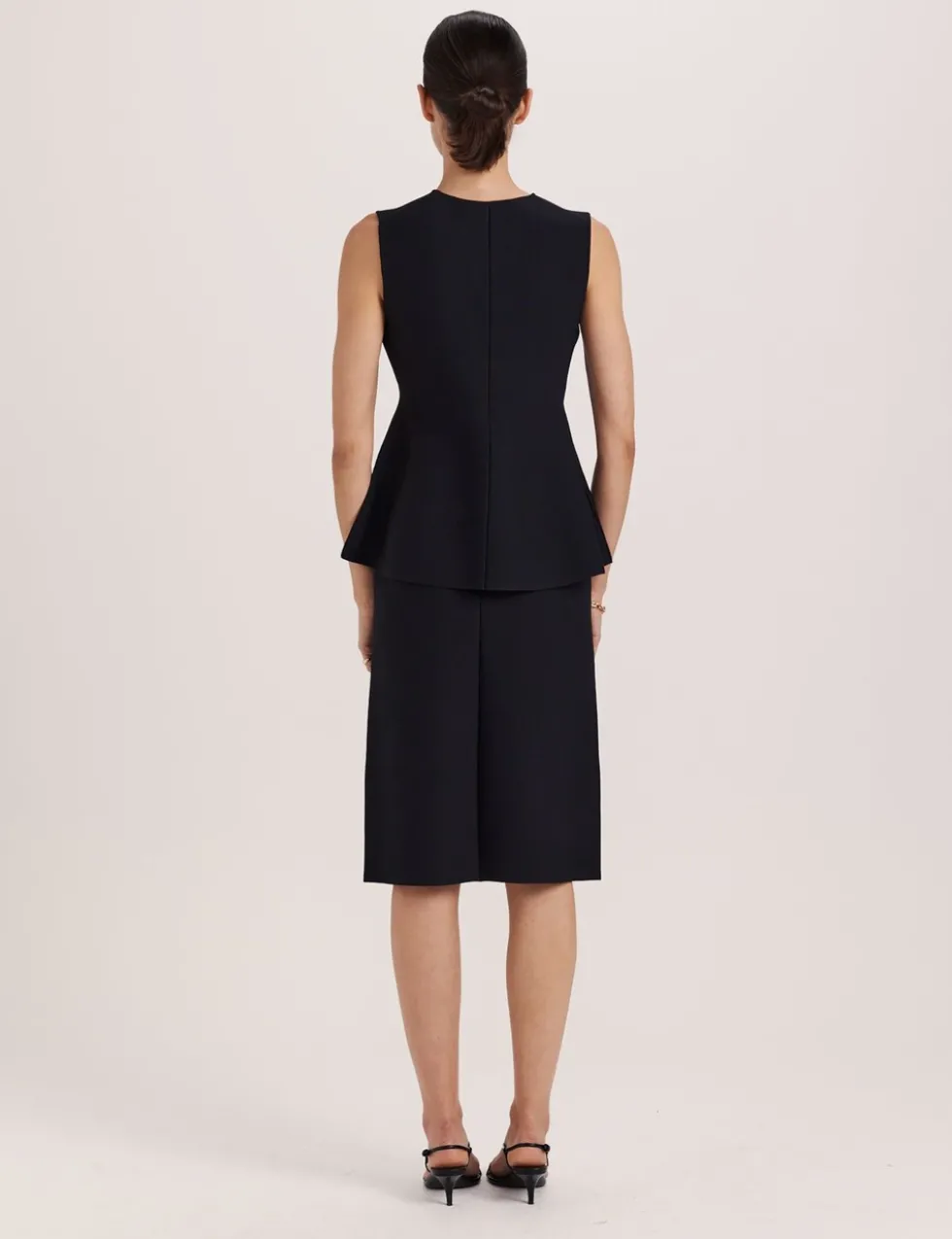 Knitted Knee Length Skirt