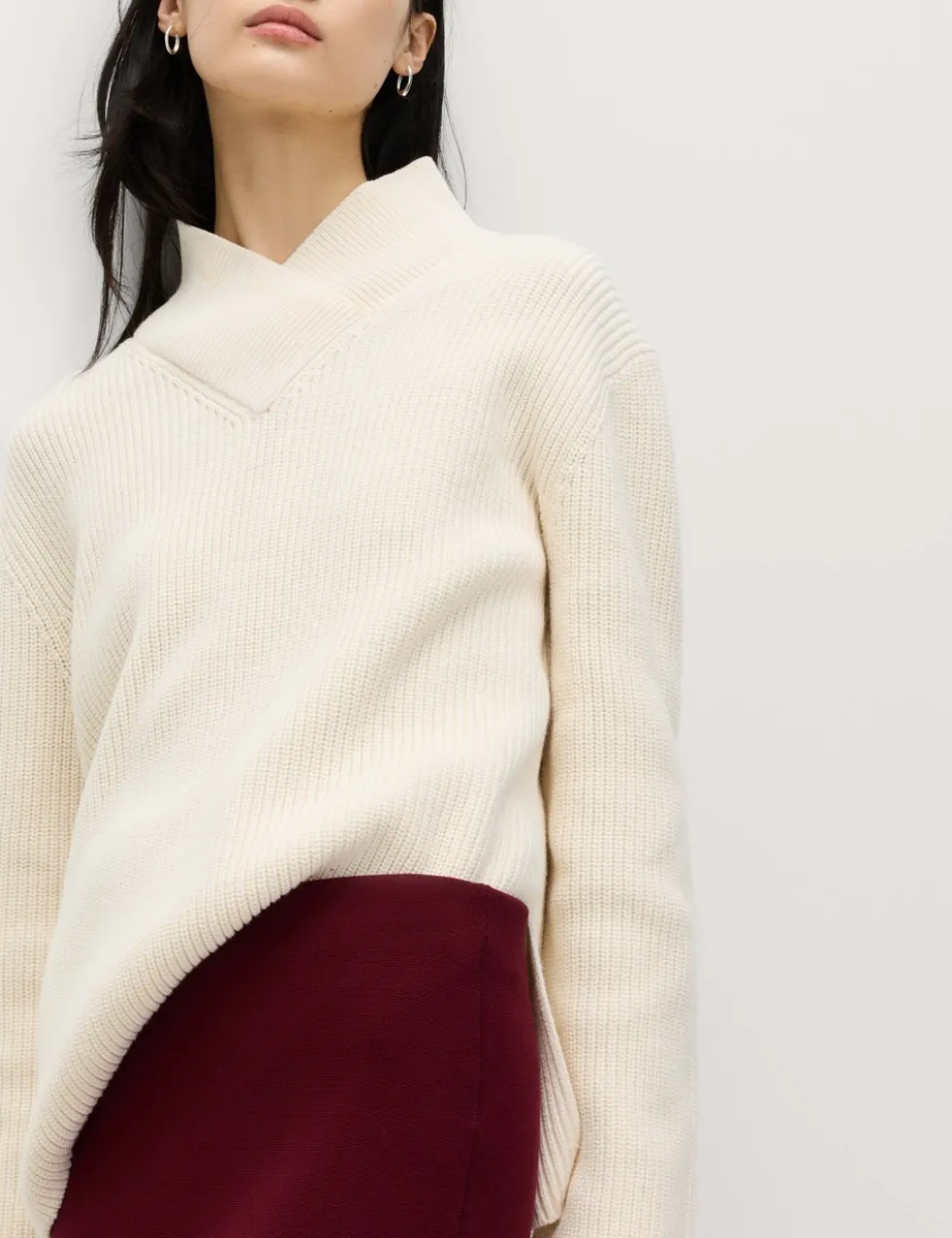 Knitted Midaxi Column Skirt